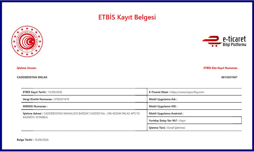 ETBİS KAYIT BELGEMİZ